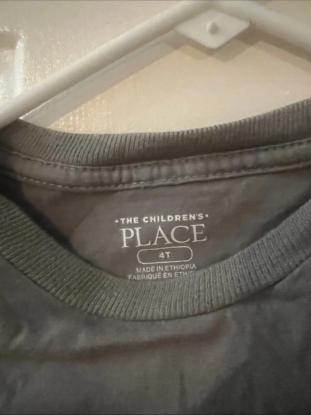 The Children's Place Gray Long-Sleeve 'BRO CODE' Tee with Blue Camo Graphic